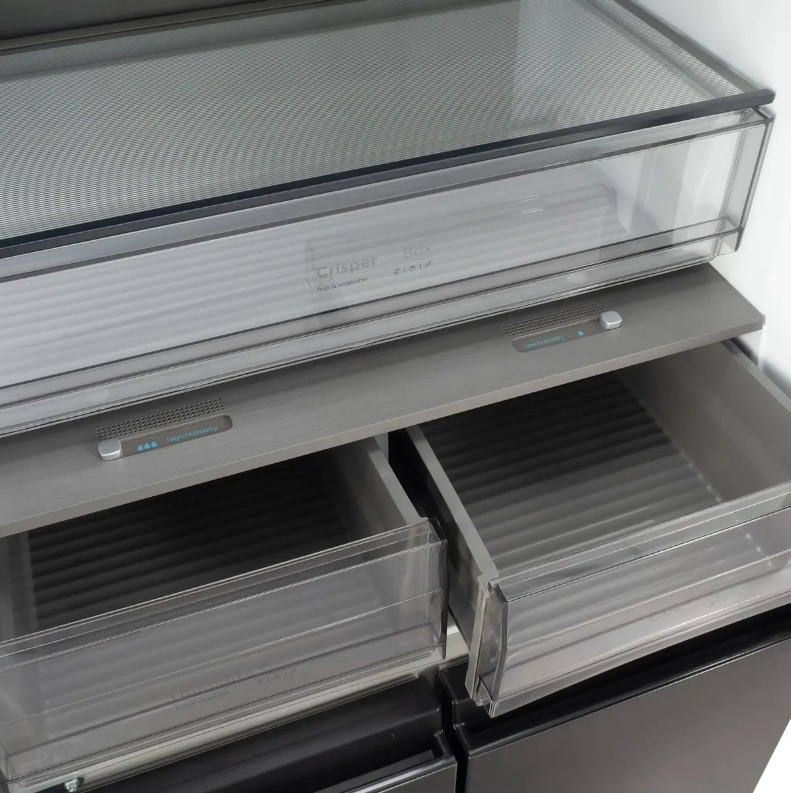 Холодильник Hyundai CM45043F черная сталь