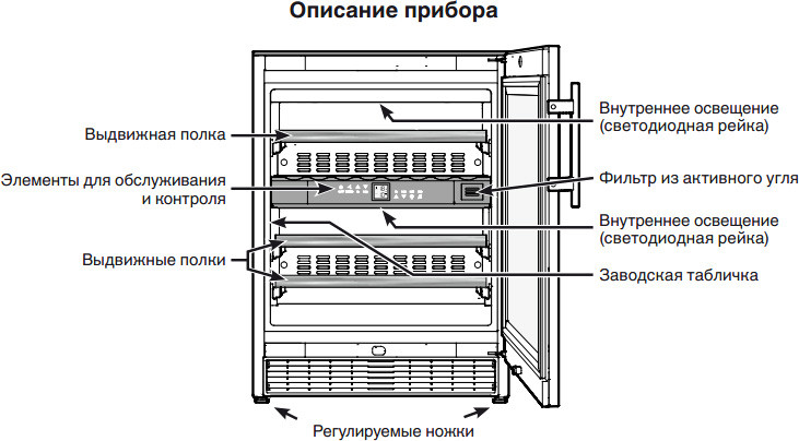 Винный шкаф Liebherr WTes 1672 Vinidor