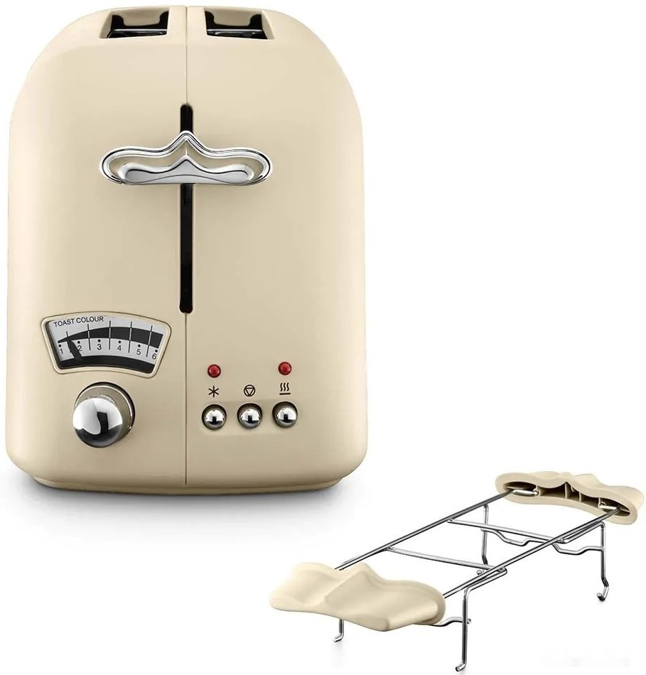 Тостер Delonghi Argento Flora CT021.BG Тостер Delonghi Argento Flora CT021.BG