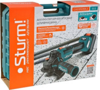 Угловая шлифмашина Sturm CAG18125BLE (с 1-им АКБ, кейс)