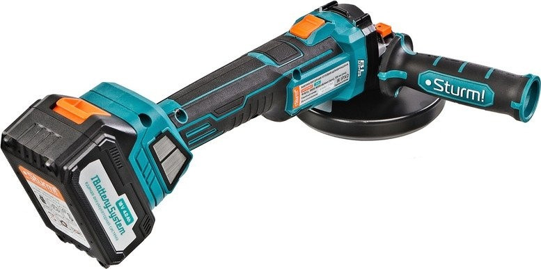 Угловая шлифмашина Sturm CAG18125BLE (с 1-им АКБ, кейс) Угловая шлифмашина Sturm CAG18125BLE (с 1-им АКБ, кейс)