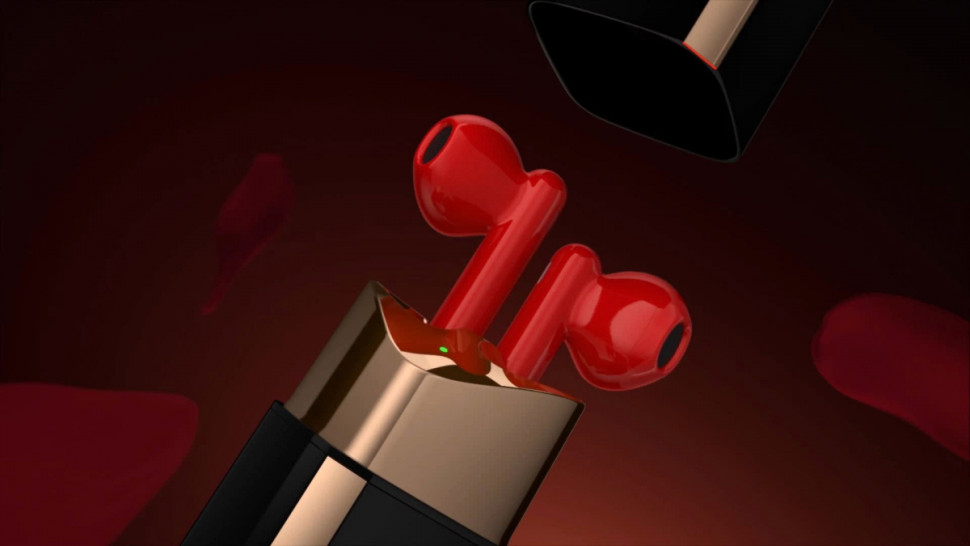 Наушники Huawei FreeBuds Lipstick (красный) Наушники Huawei FreeBuds Lipstick (красный)