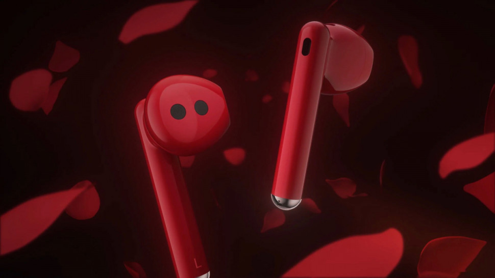 Наушники Huawei FreeBuds Lipstick (красный) Наушники Huawei FreeBuds Lipstick (красный)