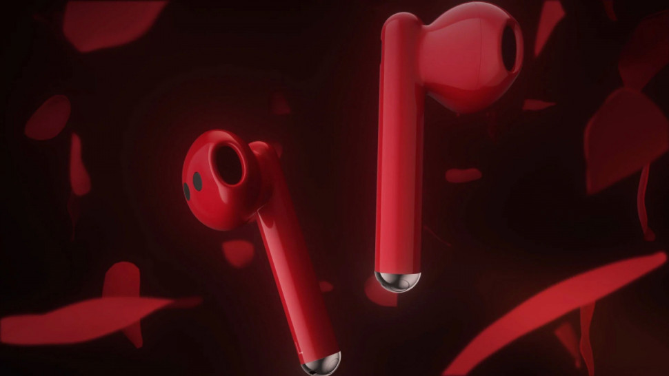Наушники Huawei FreeBuds Lipstick (красный) Наушники Huawei FreeBuds Lipstick (красный)