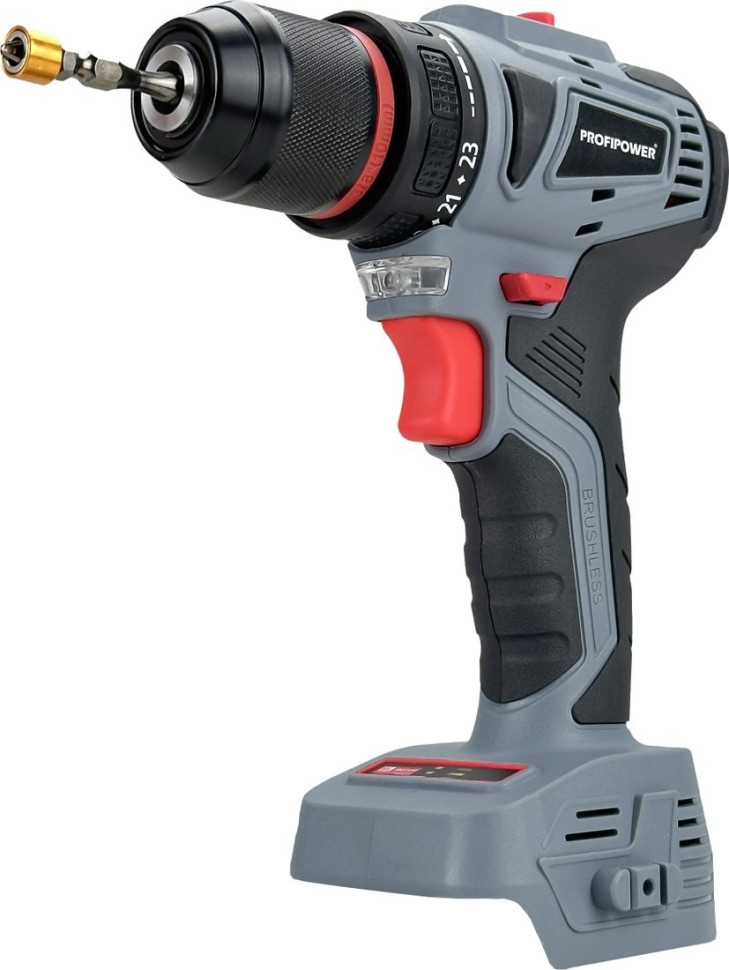 Profipower ProfiSet-4F18 E0093 (шуруповерт, гайковерт, болгарка, перфоратор, 2 АКБ, кейс)