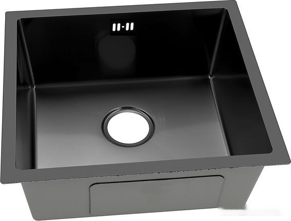 Кухонная мойка ARFEKA ECO AR 450*450 BLACK PVD NANO Кухонная мойка ARFEKA ECO AR 450*450 BLACK PVD NANO