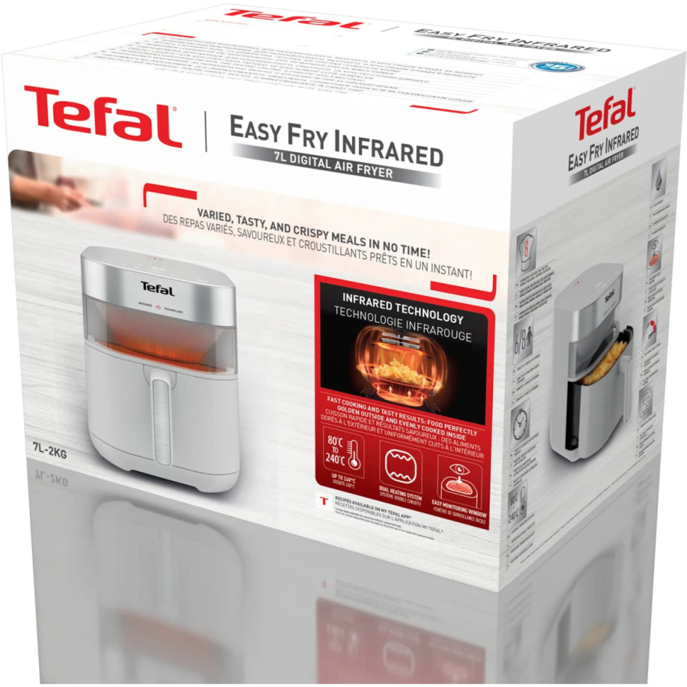 Аэрогриль Tefal Easy Fry Infrared EY831GE0 Аэрогриль Tefal Easy Fry Infrared EY831GE0