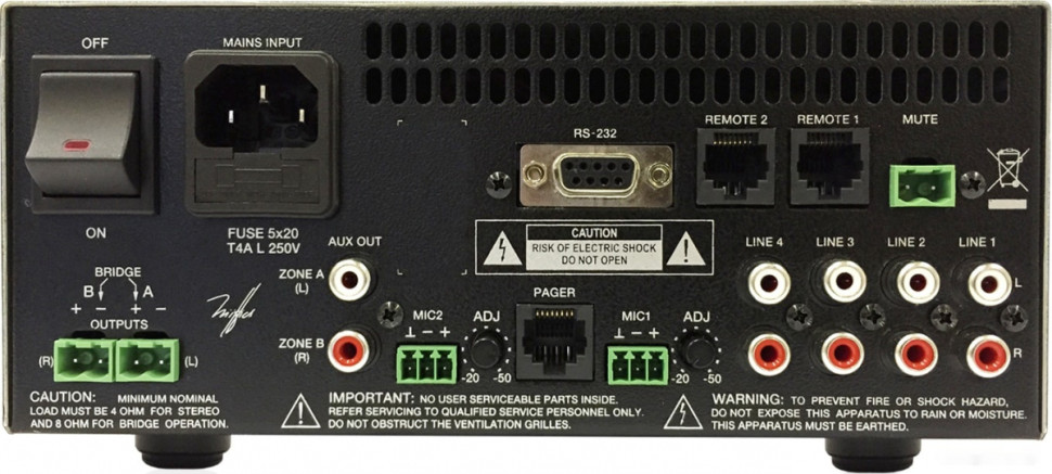 Зонный микшер Ecler CA200Z