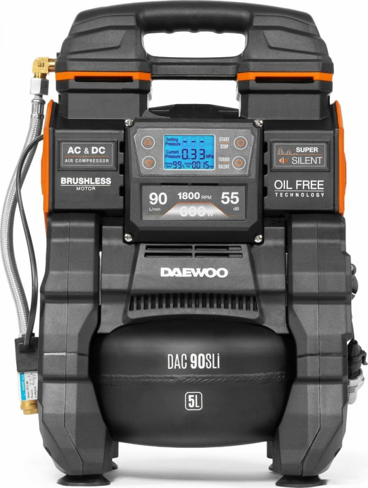 Компрессор Daewoo Power DAC 90S Li (с 2-мя АКБ)