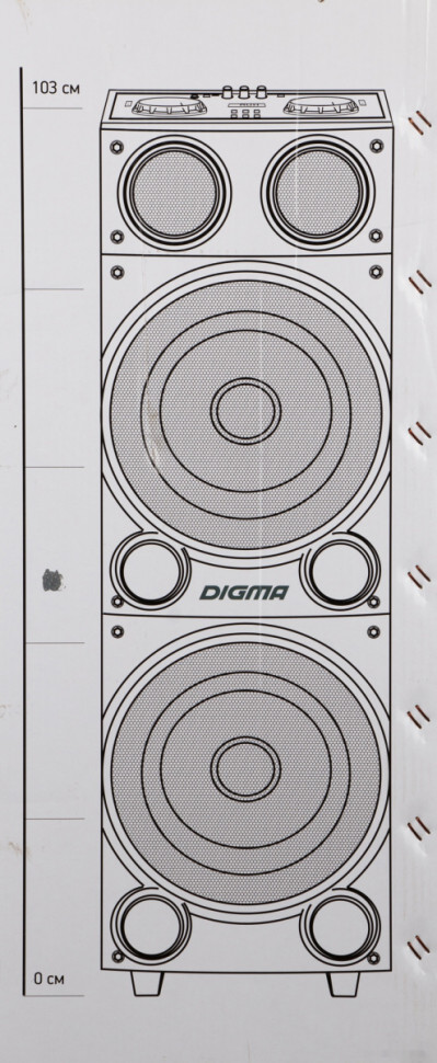 Колонка для вечеринок DIGMA MS-14 Колонка для вечеринок DIGMA MS-14