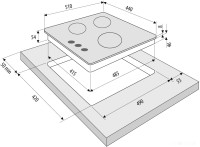 Варочная панель Krona Galileo 45 BL