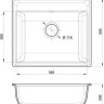 Кухонная мойка GranFest GF-V-580 (серый) Кухонная мойка GranFest GF-V-580 (серый)