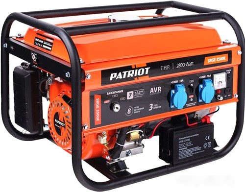 Генератор Patriot Max Power SRGE 3500E