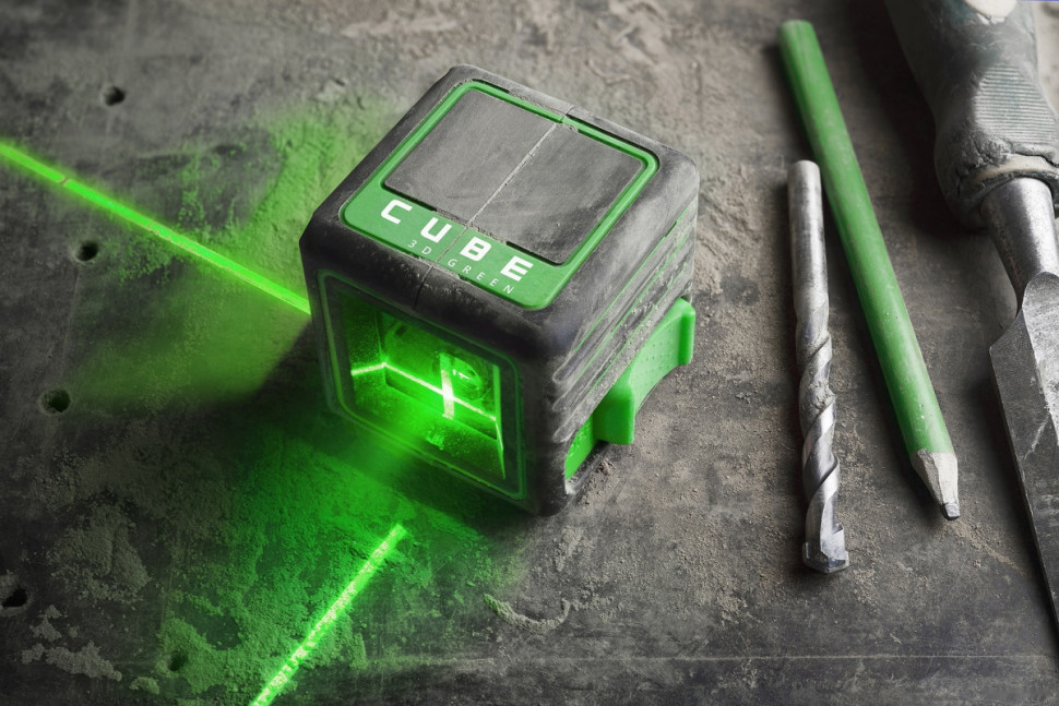 Лазерный нивелир ADA Instruments Cube 3D Green Professional Edition A00545