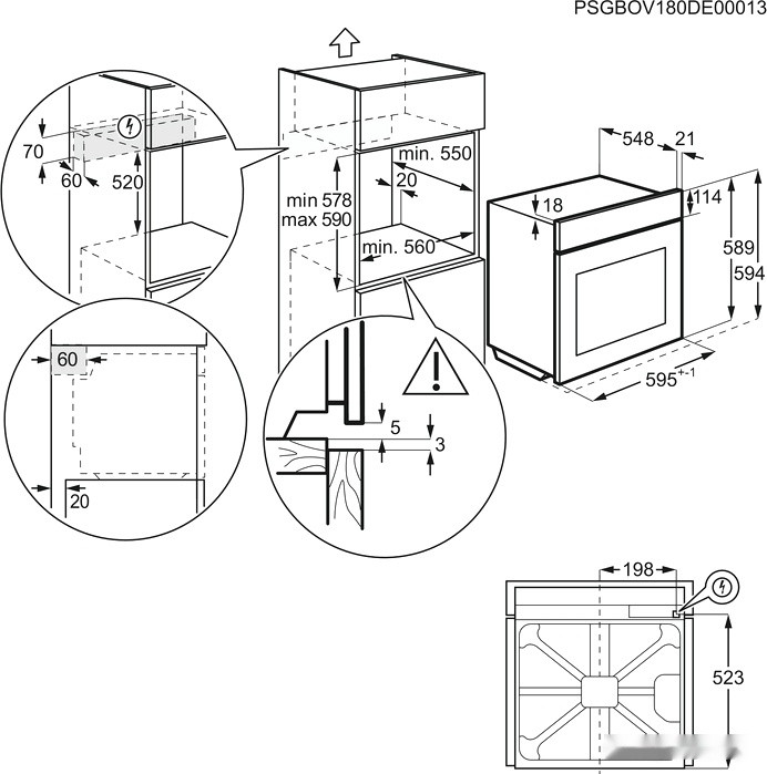 Духовой шкаф Electrolux EOD3C70TK Духовой шкаф Electrolux EOD3C70TK