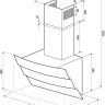 Вытяжка Krona Inga 600 black sensor [00018185]