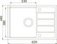 Кухонная мойка Zorg ECO 2 (черный)