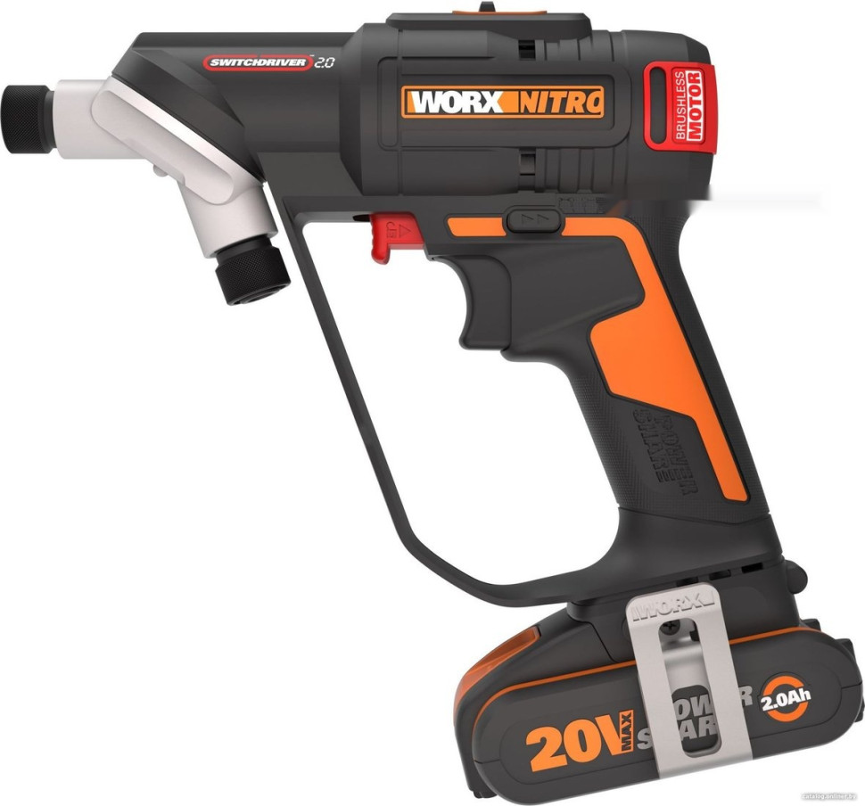 Дрель-шуруповерт Worx Switchdriver 2.0 WX177 (с 1-им АКБ, кейс) Дрель-шуруповерт Worx Switchdriver 2.0 WX177 (с 1-им АКБ, кейс)