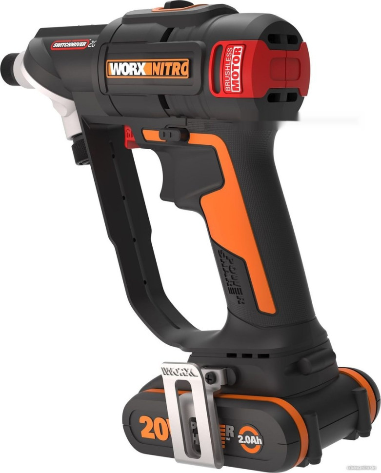 Дрель-шуруповерт Worx Switchdriver 2.0 WX177 (с 1-им АКБ, кейс) Дрель-шуруповерт Worx Switchdriver 2.0 WX177 (с 1-им АКБ, кейс)