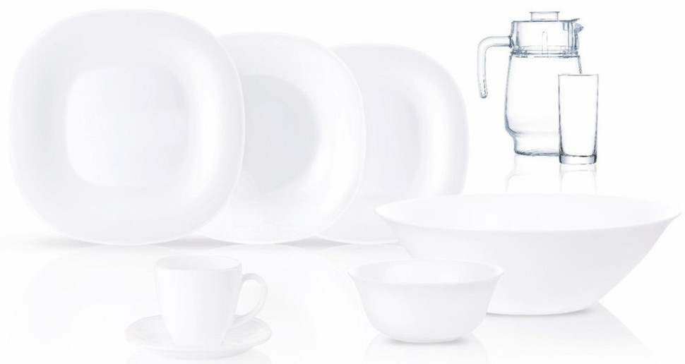Столовый сервиз Luminarc Carine White N4781