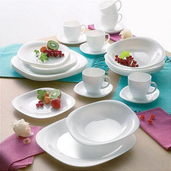 Столовый сервиз Luminarc Carine White N4781 Столовый сервиз Luminarc Carine White N4781