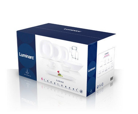Столовый сервиз Luminarc Carine White N4781 Столовый сервиз Luminarc Carine White N4781