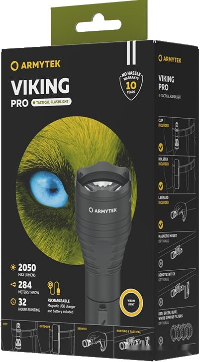 Фонарь Armytek Viking Pro Magnet USB (теплый свет) Фонарь Armytek Viking Pro Magnet USB (теплый свет)