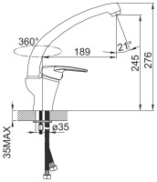 Смеситель IDDIS Sicily SC4SB0Gi05