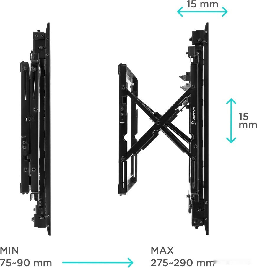 Кронштейн Onkron PRO7G (черный) Кронштейн Onkron PRO7G (черный)