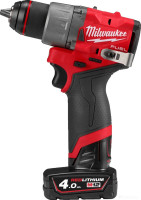 Дрель-шуруповерт Milwaukee M12 FUEL M12FDD2-402X 4933479874 (с 2-мя АКБ 4 Ач, кейс)