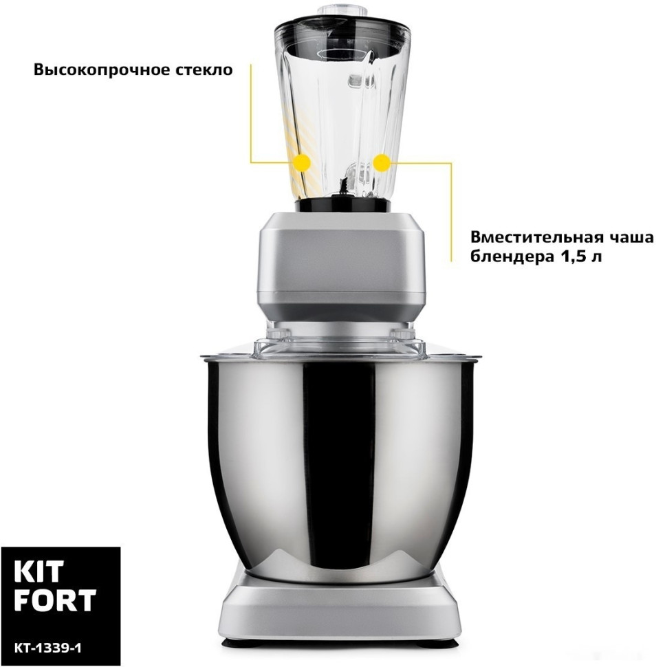 Кухонный комбайн Kitfort KT-1339-1 Кухонный комбайн Kitfort KT-1339-1