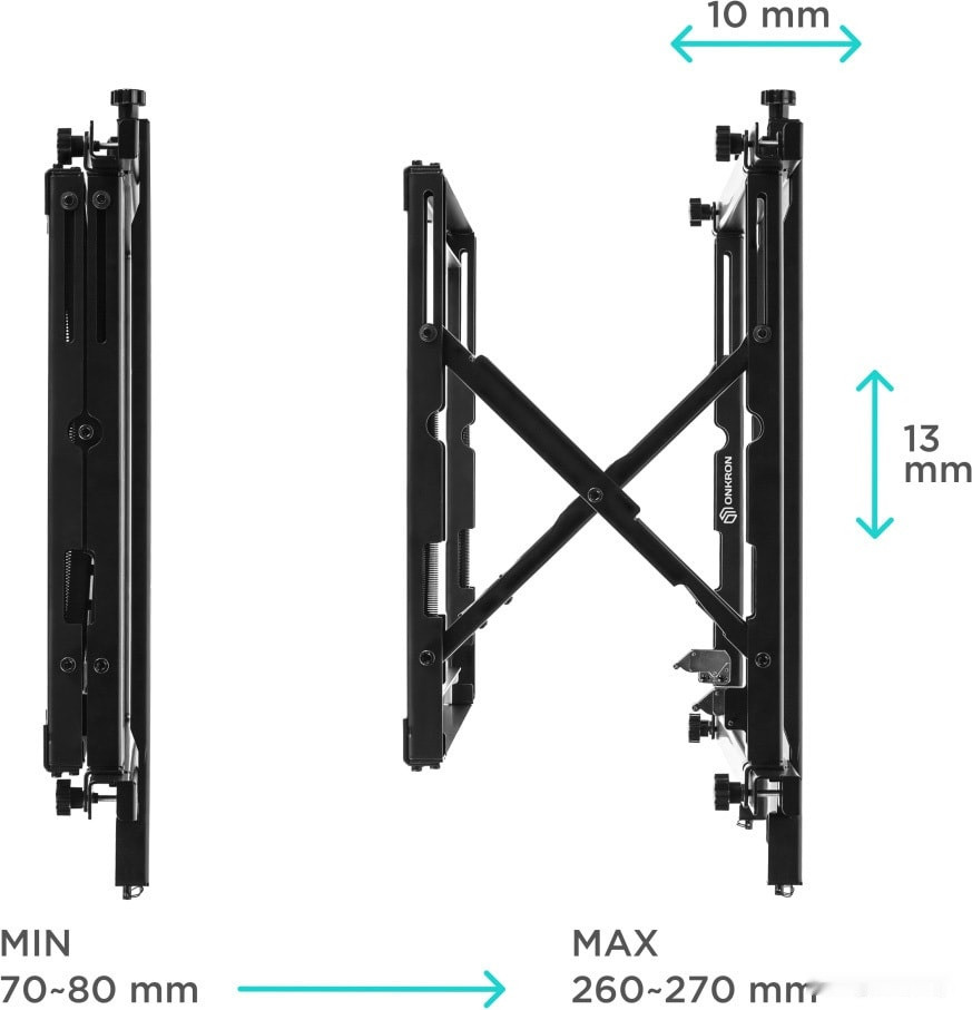 Кронштейн Onkron PRO7M (черный) Кронштейн Onkron PRO7M (черный)