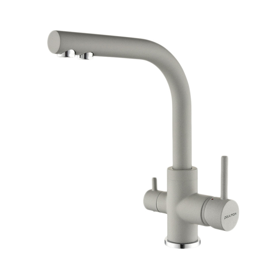 Смеситель Paulmark Essen ES213011-GRS (серый/серый дым)