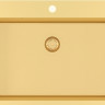 Кухонная мойка AquaSanita Steel AIR 100 M-G gold