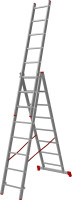 Лестница-стремянка Новая Высота алюминиевая трёхсекционная 3x8 (1230308)