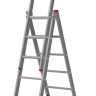 Лестница-стремянка Новая Высота алюминиевая трёхсекционная 3x8 (1230308) Лестница-стремянка Новая Высота алюминиевая трёхсекционная 3x8 (1230308)