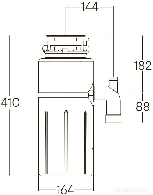 Измельчитель пищевых отходов Paulmark Intenso Pro-1000 Измельчитель пищевых отходов Paulmark Intenso Pro-1000
