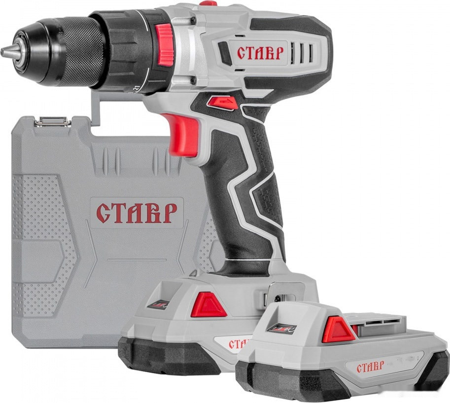 Ударная дрель-шуруповерт Ставр ДА-24/2 УК (с 2-мя АКБ, кейс)