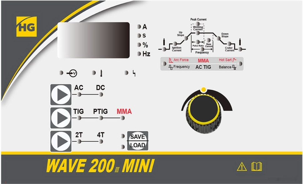 Сварочный инвертор Hugong Wave 200 III Mini AC/DC Сварочный инвертор Hugong Wave 200 III Mini AC/DC