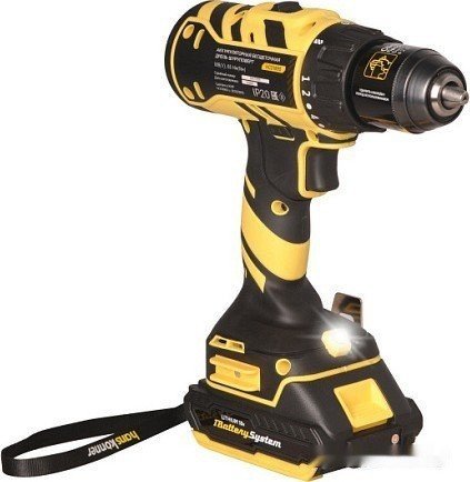 Дрель-шуруповерт Hanskonner HCD1865 (с 2-мя АКБ, кейс)