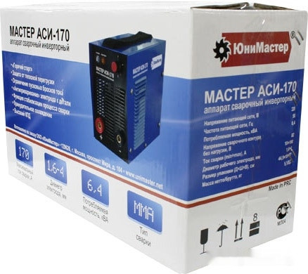 Сварочный инвертор ЮниМастер АСИ-170 Сварочный инвертор ЮниМастер АСИ-170