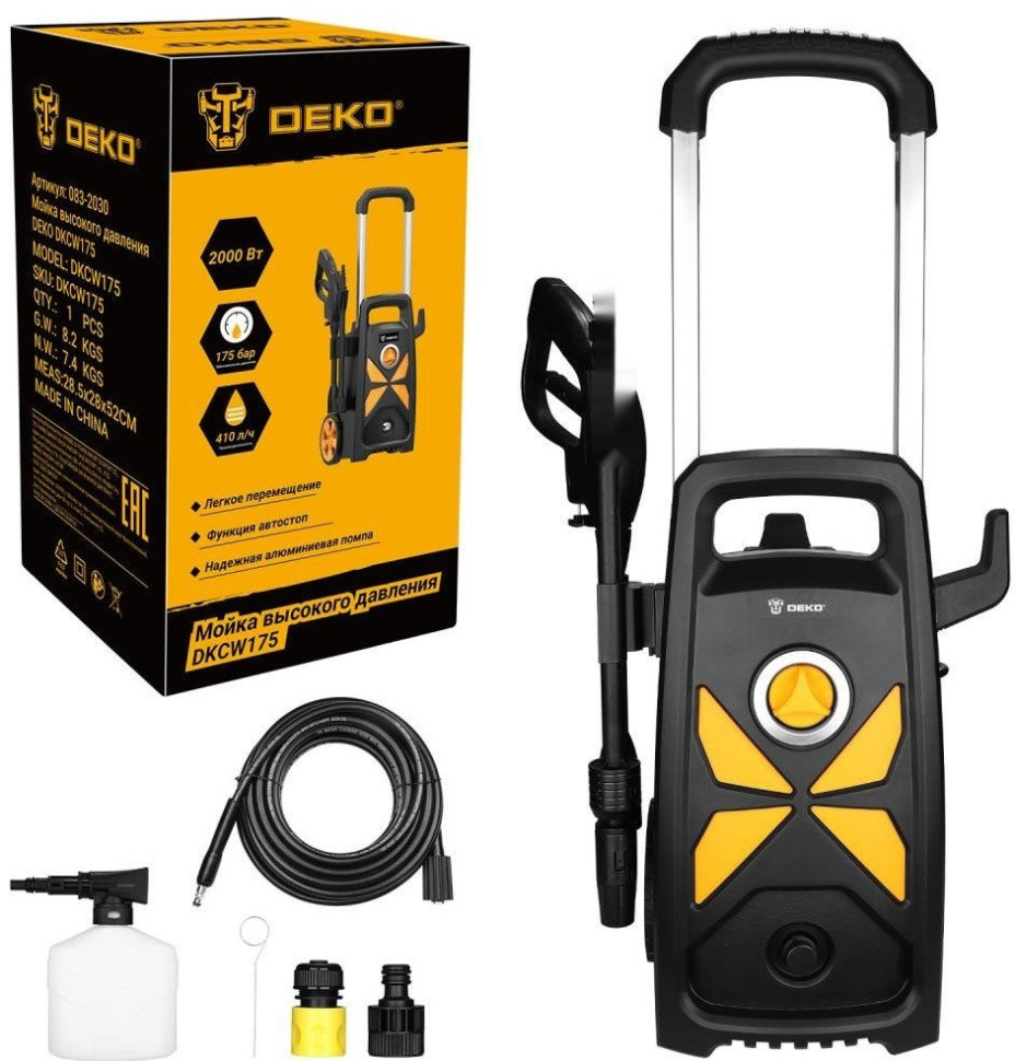 Мойка высокого давления Deko DKCW175 083-2030