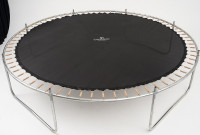 Батут Calviano Outside Master Purple 374 см - 12ft (внешняя сетка, с лестницей)