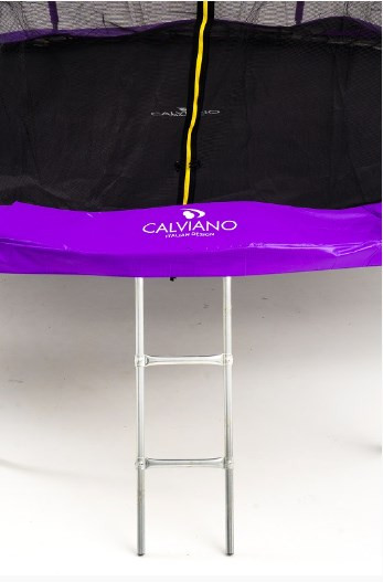 Батут Calviano Outside Master Purple 374 см - 12ft (внешняя сетка, с лестницей) Батут Calviano Outside Master Purple 374 см - 12ft (внешняя сетка, с лестницей)