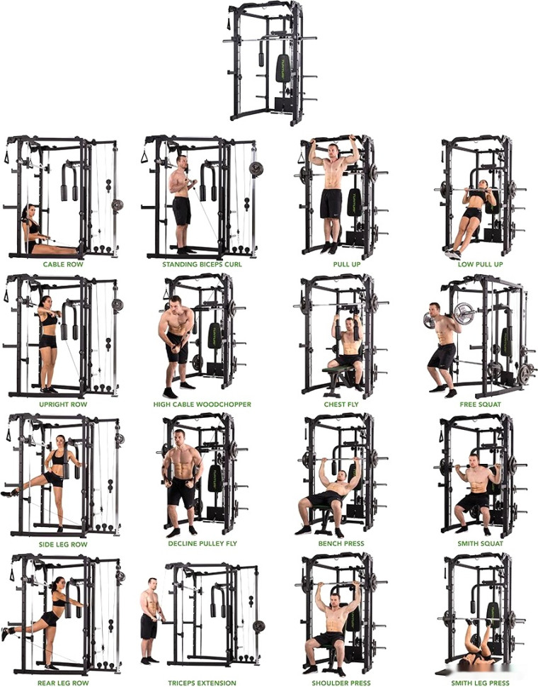 Силовая станция Tunturi Smith Machine SM80 Силовая станция Tunturi Smith Machine SM80