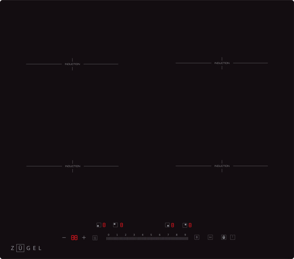 Варочная панель ZUGEL ZIH613B