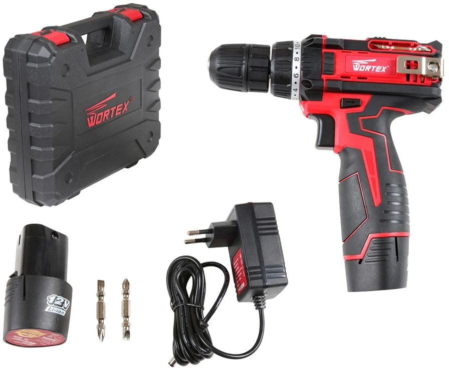 Дрель-шуруповерт Wortex BD 1220-1 DLi BD12201DLi1029 (с 2-мя АКБ, кейс) Дрель-шуруповерт Wortex BD 1220-1 DLi BD12201DLi1029 (с 2-мя АКБ, кейс)