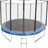Батут GetActive Jump 10ft - 312 см складной, лестница, сетка (синий) Батут GetActive Jump 10ft - 312 см складной, лестница, сетка (синий)