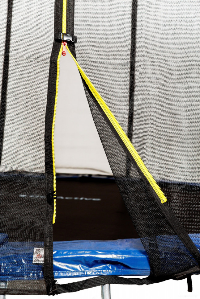 Батут GetActive Jump 10ft - 312 см складной, лестница, сетка (синий) Батут GetActive Jump 10ft - 312 см складной, лестница, сетка (синий)