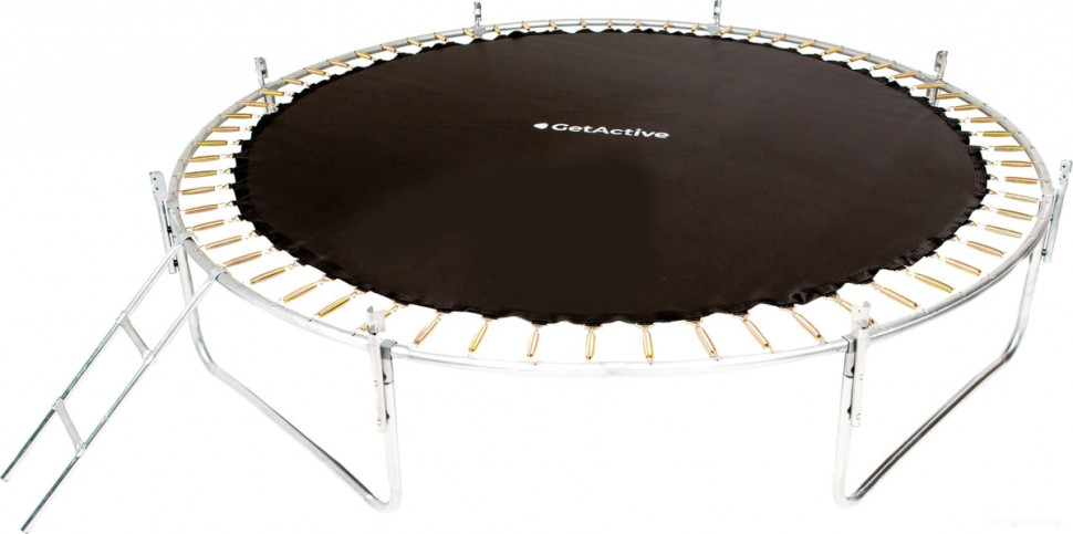 Батут GetActive Jump 10ft - 312 см складной, лестница, сетка (синий) Батут GetActive Jump 10ft - 312 см складной, лестница, сетка (синий)